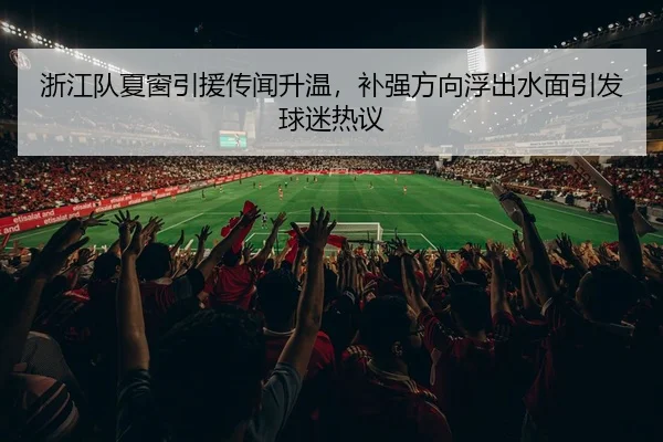 浙江队夏窗引援传闻升温，补强方向浮出水面引发球迷热议